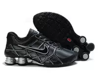 jogging shox -turbo12 nike hommes chaussures 2013 leather black silver